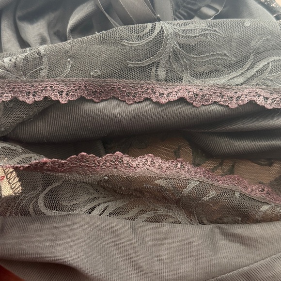 True Vintage Lace Teddy Romper Nylon Square Straight Neck - Picture 8 of 8